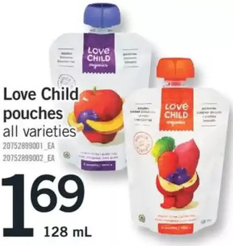 Fortinos Love Child Pouches offer