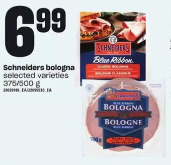 Loblaws Schneiders Bologna offer