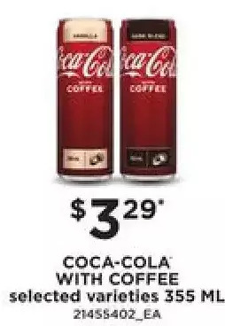 Loblaws Coca-Cola with Coffee offer