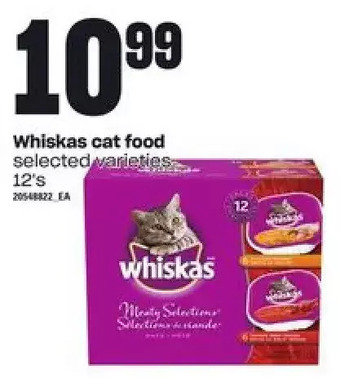 Zehrs Markets Whiskas Cat Food offer