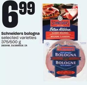Zehrs Markets Schneiders Bologna offer
