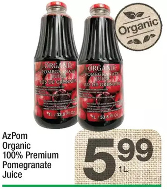 Highland Farms Azpom Organic 100% Premium Pomegranate Juice offer
