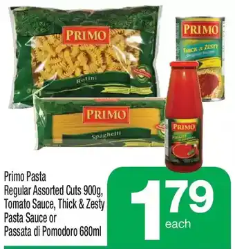 Highland Farms Primo Pasta, Tomato Sauce, Thick & Zesty Pasta Sauce or Passata Di Pomodoro offer