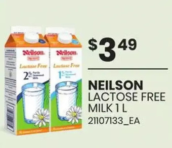 Zehrs Markets Neilson Lactose Free Milk offer