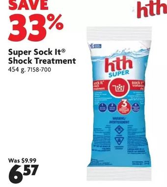 Home Hardware Super Sock It Shock Treatment offer