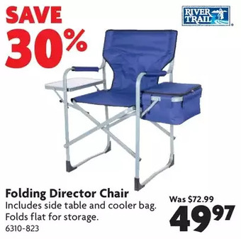 Home Hardware Folding Director Chair offer