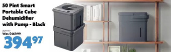 Home Hardware 50 Pint SmartPortable Cube Dehumidifier with Pump - Black offer