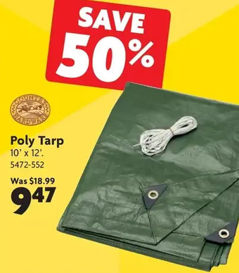 Home Hardware Poly Tarp offer