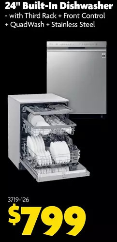 Home Hardware 24" Built-in Dishwasher offer