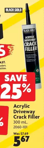 Home Hardware Acrylic Driveway Crack Filler offer