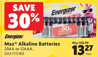 Home Hardware Max Alkaline Batteries offer