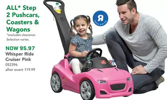 Toys R us Step2 - Whisper Ride Cruiser - Pink - R Exclusive offer
