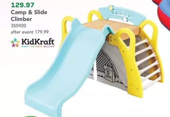 Toys R us KidKraft - Camp and Slide Toddler Climber with Hideaway Tent offer