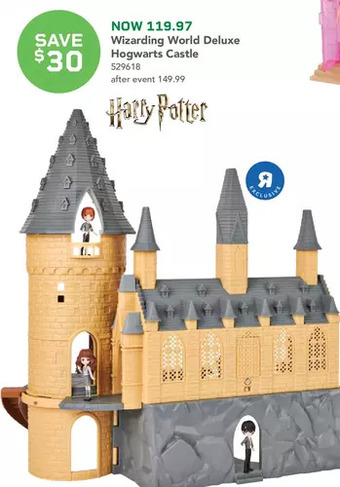 Toys R us Wizarding World Harry Potter, Magical Minis Deluxe Hogwarts Castle with Lights and Sounds offer