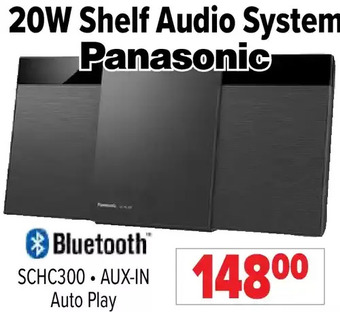 2001 Audio Video Panasonic 20W Shelf Audio System offer