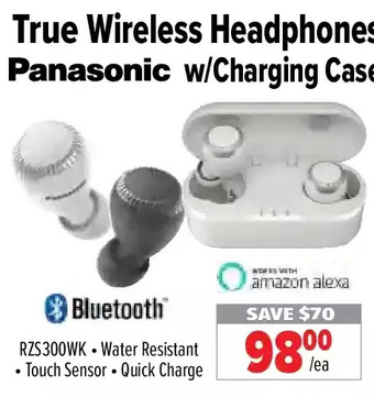 2001 Audio Video Panasonic True Wireless Headphones offer