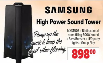 2001 Audio Video Samsung High Power Sound Tower offer