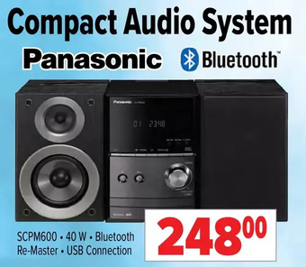 2001 Audio Video Panasonic Compact Audio System offer