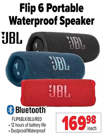 2001 Audio Video Jbl Flip 6 Portable Waterproof Speaker offer