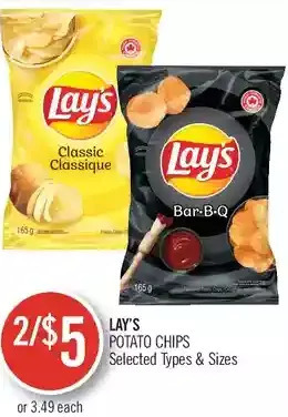 Shoppers Drug Mart Lay's Potato Chips offer