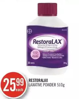 Shoppers Drug Mart Restoralax Laxative Powder offer