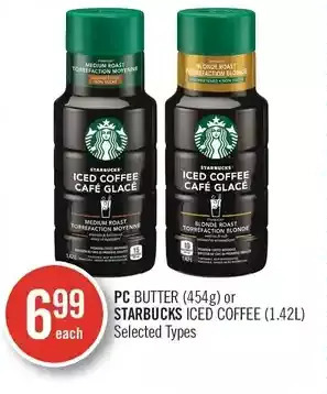 Shoppers Drug Mart PC Butter or Starbucks Iced Coffee offer