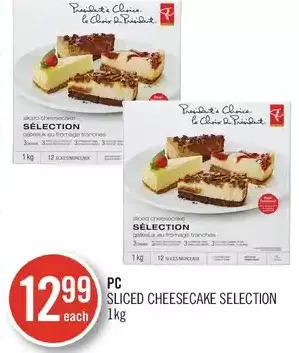 Shoppers Drug Mart PC Sliced Cheesecake Selection offer
