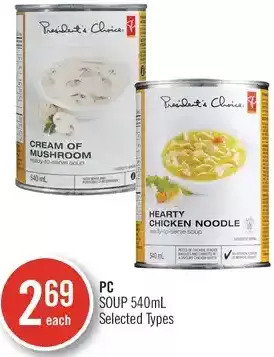 Shoppers Drug Mart PC Soup offer