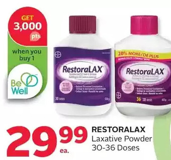 Rexall Restoralax Laxative Powder offer