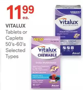 Guardian Pharmacy Vitalux Tablets or Caplets offer