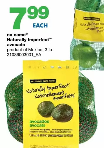 Wholesale Club No Name Naturally Imperfect Avocado offer
