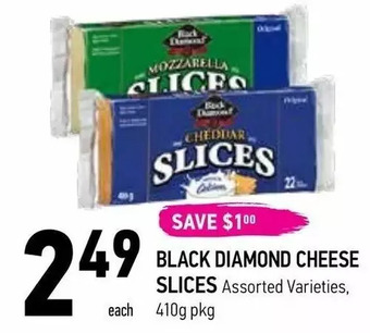 Black Diamond Cheese Slices