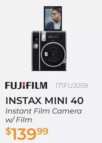 Henry's Fujifilm Instax Mini 40 Instant Film Camera w/ Film offer