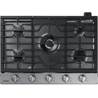 Visions Electronics Samsung 30" Smart Gas Cooktop with 22K Btu Dual Power Burner offer
