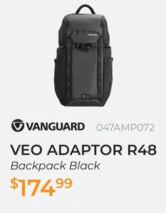 Henry's Vanguard Veo Adaptor R48 Backpack Black offer