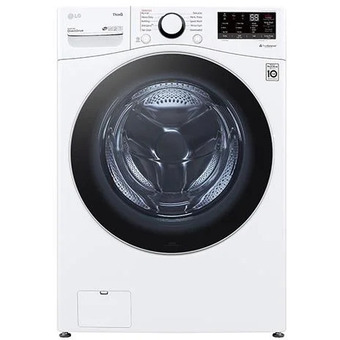 Visions Electronics LG 5.2 Cu. Ft. Washer with AI Dd | 7.4 Cu.Ft. Ultra Large Electric Dryer offer