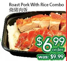 Ample Food Market Roast Pork with Rice Combo offer