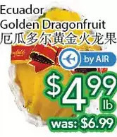 Ample Food Market Ecuador Golden Dragonfruit offer