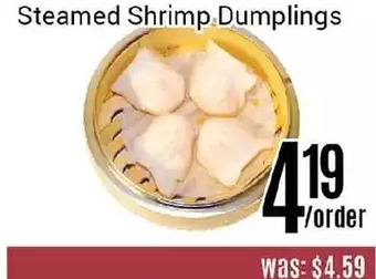 Nations Fresh Foods Steamed Shrimp Dumplings offer