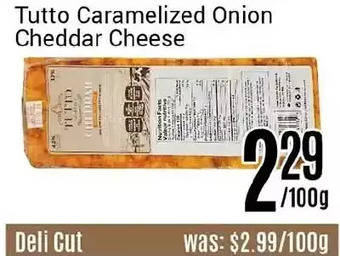 Nations Fresh Foods Tutto Caramelized Onion Cheddar Cheese offer