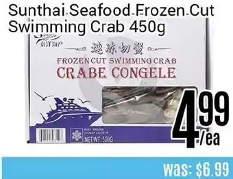 Nations Fresh Foods Sunthai Seafood Frozen Cut Swimming Crab offer