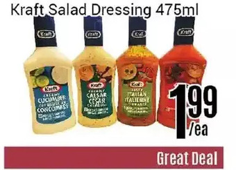 Nations Fresh Foods Kraft Salad Dressing offer
