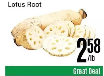 Nations Fresh Foods Lotus Root offer