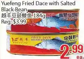 Hong Tai Supermarket Yuefeng Fried Dace with Salted Black Bean offer