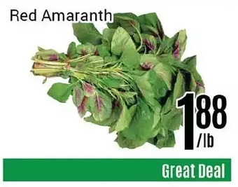 Nations Fresh Foods Red Amaranth offer