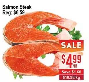 Skyland Foodmart Salmon Steak offer