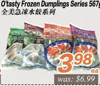 Seasons Foodmart O'tasty Frozen Dumplings Series offer