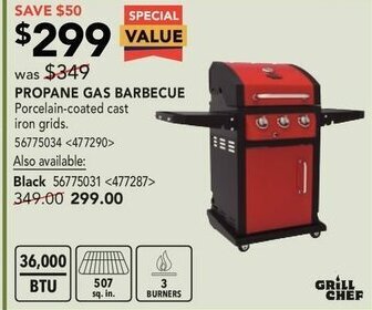 RONA Propane Gas Barbecue offer