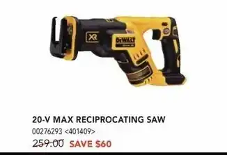 RONA 20-V Max Reciprocating Saw offer