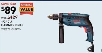 RONA Hammer Drill offer